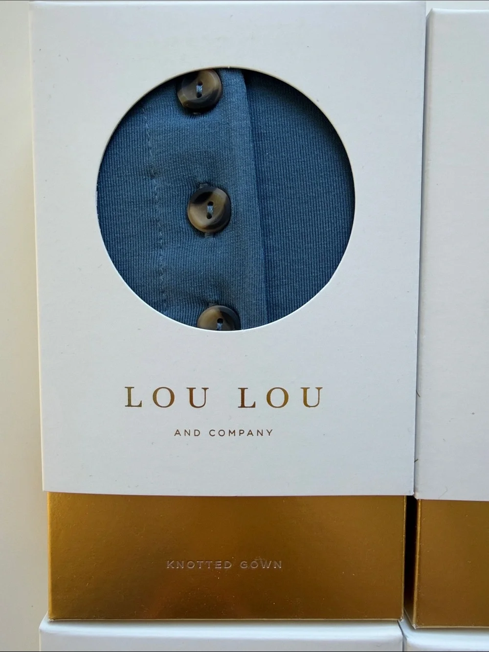 BRAND NEW Lou Lou & Company Knotted Gown Bundle 3-6 mo